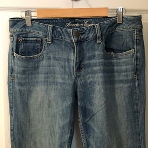 American Eagle Hipster flare jeans low rise